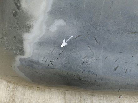 AA045802; Бампер задний; без паркт. (52159-02400) для Toyota Auris I (2007- 2010)/БУ; Оригинал; Р1, Мелкий дефект; 