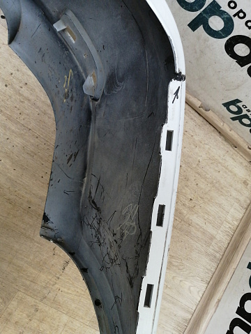 Фотография детали AA042870; Бампер задний; без паркт. (8200916804) для Renault Logan I рест. (2009-2015)/БУ; Оригинал; Р1, Мелкий дефект; . Фото номер 12