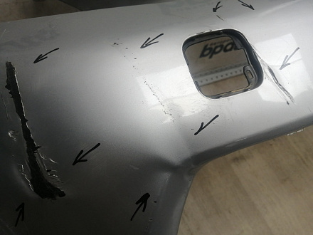 AA045988; Бампер передний; без паркт.; под омыват. (52119-12C70) для Toyota Corolla 150 рест. (2010-2013)/БУ; Оригинал; Р2, Удовлетворительное; 