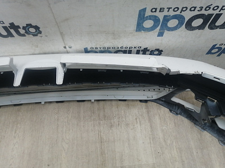 AA045975; Бампер передний; без паркт.; под омыват. (5K0807221) для Volkswagen Golf/БУ; Оригинал; Р1, Мелкий дефект; 