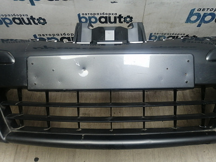 AA046010; Бампер передний; без паркт.; под омыват. (62022-BH10H) для Nissan Note I рест. (2009-2013)/БУ; Оригинал; Р1, Мелкий дефект; 