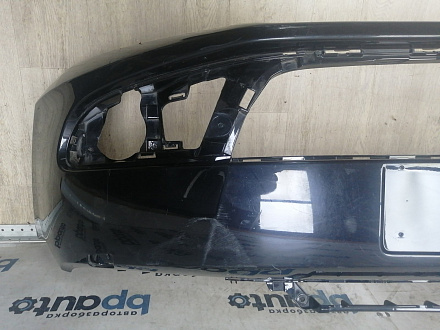 AA045974; Бампер передний; без паркт.; под омыват. (5K0807221) для Volkswagen Golf/БУ; Оригинал; Р1, Мелкий дефект; 