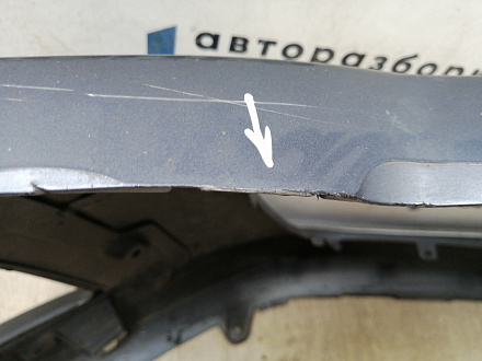 AA044863; Бампер передний; без паркт.; без омыват. (9674576177) для Peugeot 308 I рест. (2011-2015)/БУ; Оригинал; Р2, Удовлетворительное; 