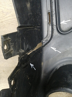 AA045254; Бампер передний; без паркт.; без омыват. ( BB5317C831) для Ford Explorer V (2011-2015)/БУ; Оригинал; Р1, Мелкий дефект; 