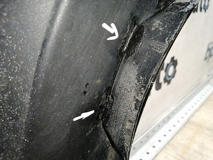 AA045410; Бампер передний; без паркт.; без омыват. (13225746) для Opel Astra/БУ; Оригинал; Р1, Мелкий дефект; 