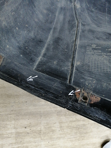 Фотография детали AA045370; Бампер передний; без паркт.; без омыват. (78710-09100) для SsangYong Kyron I рест. (2007-2014)/БУ; Оригинал; Р2, Удовлетворительное; . Фото номер 16