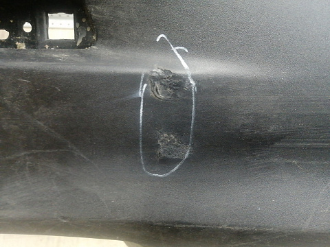 Фотография детали AA045726; Бампер задний; под паркт. (TK2150221) для Mazda CX-9 I рест. (2012-2016)/БУ; Оригинал; Р1, Мелкий дефект; . Фото номер 6