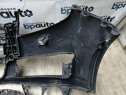 AA045534; Бампер передний; под паркт.; под омыват. (4L0 807 437 H) для Audi Q7 I рест. (2010-2015)/БУ; Оригинал; Р1, Мелкий дефект; 