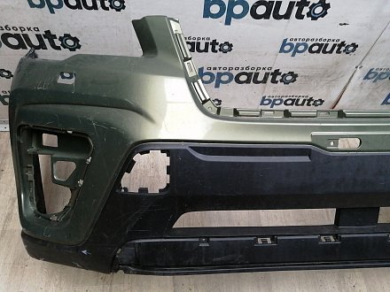 AA046327; Бампер передний; без паркт.; под омыват. (57704-SJ000) для Subaru Forester V (2018-2021)/БУ; Оригинал; Р1, Мелкий дефект; 