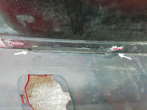 Фотография детали AA009587; Бампер задний, под хром молдинг; под паркт. (13368934) для Opel Astra J рест. Wagon (2012 - 2015)/БУ; Оригинал; Р0, Хорошее; (GBH, 63U) Красный. Фото номер 12