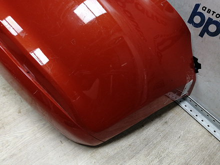 BA000210; Бампер задний; без паркт. (6R6807421BK) для Volkswagen Polo V Hatchback (2009-2013)/БУ; Оригинал; Р1, Мелкий дефект; 