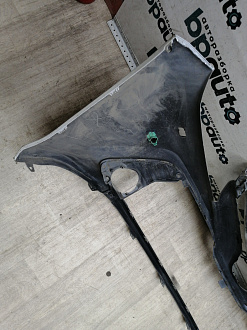 BA000119; Бампер передний; под паркт.; под омыват. (52119-06E50) для Toyota Camry 70 (2017 — 2021)/БУ; Оригинал; Р1, Мелкий дефект; 