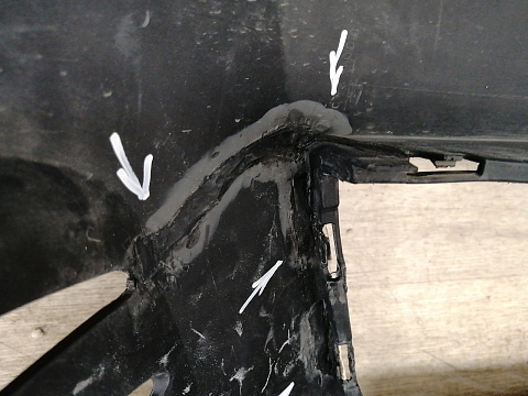 Фотография детали AA038489; Бампер передний; без паркт.; под омыват. (7P6807221B) для Volkswagen Touareg II (2010-2014)/БУ; Оригинал; Р1, Мелкий дефект; . Фото номер 19