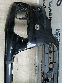 BA000166; Бампер передний; под паркт.; под омыват. (4G0 807 437) для Audi A6 C7/БУ; Оригинал; Р1, Мелкий дефект; 