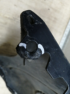 AA044866; Бампер передний; без паркт.; под омыват. (9684345077) для Peugeot 3008 I (2009-2013)/БУ; Оригинал; Р2, Удовлетворительное; 