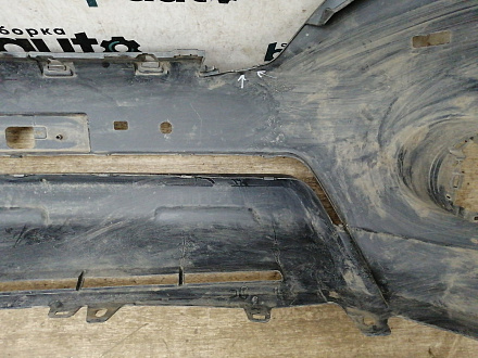 AA030289; Бампер передний; под паркт.; под омыват. (52119-60G50) для Toyota Land Cruiser Prado 150 рест. (2013 — 2017)/БУ; Оригинал; Р1, Мелкий дефект; 