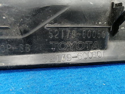 AA016108; Накладка заднего бампера, узкая (52179-60050) для Toyota Land Cruiser Prado/БУ; Оригинал; Р1, Мелкий дефект; 