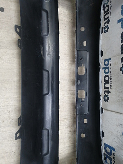 AA046003; Бампер передний; под паркт.; под омыват. (52119-60E01) для Toyota Land Cruiser Prado 150 (2010 — 2013)/БУ; Оригинал; Р1, Мелкий дефект; 