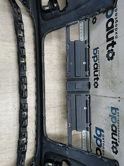 AA045535; Бампер передний; под паркт.; под омыват. (4L0 807 437 H) для Audi Q7 I рест. (2010-2015)/БУ; Оригинал; Р2, Удовлетворительное; 