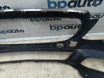 AA045460; Бампер передний; под паркт.; без омыват. (A2058800125) для Mercedes-Benz C-klasse IV (W205) (2014-2018)/БУ; Оригинал; Р1, Мелкий дефект; 