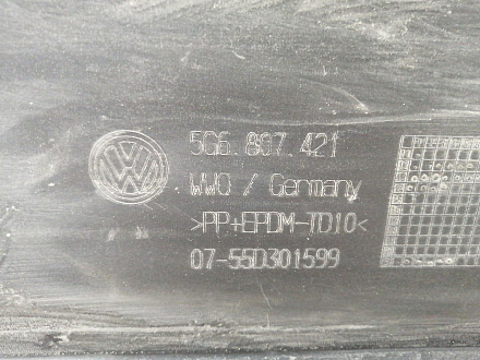 AA030179; Бампер задний; под паркт. (5G6807421) для Volkswagen Golf VII HB (2013- 2017)/БУ; Оригинал; Р1, Мелкий дефект; 