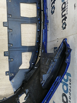 AA045919; Бампер передний; без паркт.; без омыват. (2803127XKQ11A) для Haval F7 I рест. (2022-н.в.)/БУ; Оригинал; Р1, Мелкий дефект; 