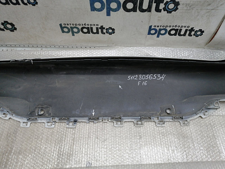 AA006440; Бампер задний, М-пакет; под паркт. (51128056534) для BMW Х6 II (F16) (2014-2019)/БУ; Оригинал; Р0, Хорошее; (300) Белый