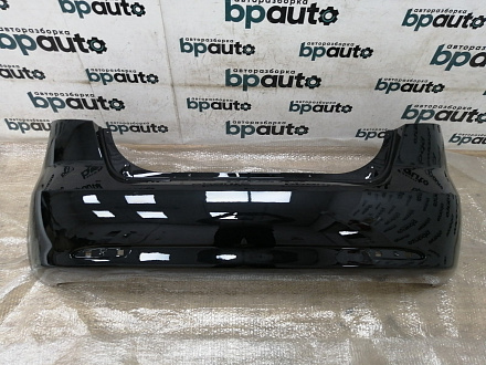 AA019450; Бампер задний; без паркт. (96545561) для Chevrolet Lacetti HB (2004-2013)/БУ; Оригинал; Р0, Хорошее; (GAR) Черный перламутр
