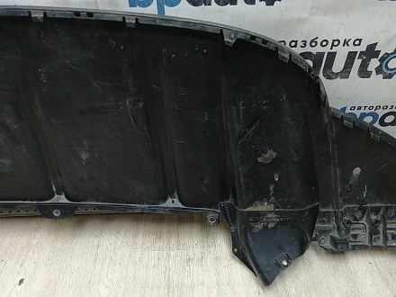 AA045763; Юбка переднего бампера (7P5807061) для Porsche Cayenne II (958) (2010-2014)/БУ; Оригинал; Р1, Мелкий дефект; 