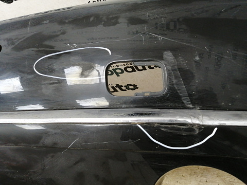 Фотография детали AA025720; Бампер задний; под паркт. (4H0 807 511) для Audi A8 III (D4) (2010-2014)/БУ; Оригинал; Р1, Мелкий дефект; . Фото номер 4
