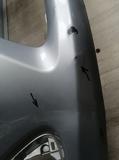 AA045988; Бампер передний; без паркт.; под омыват. (52119-12C70) для Toyota Corolla 150 рест. (2010-2013)/БУ; Оригинал; Р2, Удовлетворительное; 