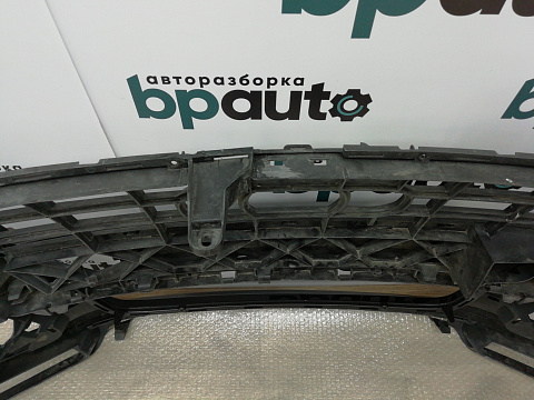 Фотография детали AA003948; Бампер передний; под паркт.; под омыват. (4L0 807 437) для Audi Q7 I (2005-2010)/БУ; Оригинал; Р0, Хорошее; (LZ9Y) Чёрный с перл.. Фото номер 8