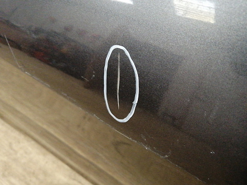 Фотография детали AA040548; Дверь задняя правая, высота стойки 24см. (77004-4Y000) для Kia Rio/БУ; Оригинал; Р2, Удовлетворительное; . Фото номер 11