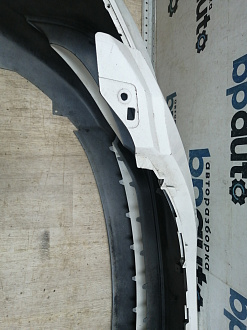 BA000150; Бампер передний; без паркт.; без омыват. (86511-3S500) для Hyundai Sonata VI (YF) (2010-2014)/БУ; Оригинал; Р1, Мелкий дефект; 