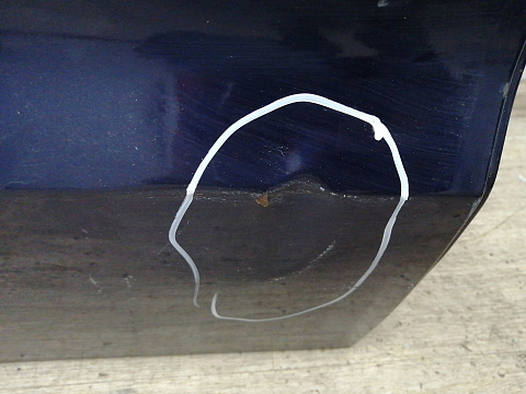 Фотография детали AA025267; Дверь задняя правая, без накладки (77004-2B020) для Hyundai Santa Fe II рест. (2010-2012)/БУ; Оригинал; Р2, Удовлетворительное; . Фото номер 5