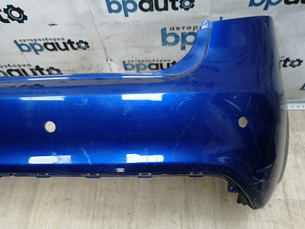 AA046113; Бампер задний; под паркт. (86611-4Y000) для Kia Rio III Sedan (2011- 2015)/БУ; Оригинал; Р1, Мелкий дефект; 