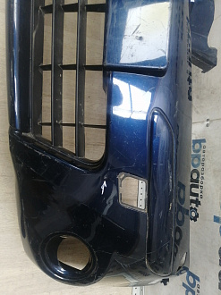 AA046011; Бампер передний; без паркт.; под омыват. (62022-BH10H) для Nissan Note I рест. (2009-2013)/БУ; Оригинал; Р1, Мелкий дефект; 