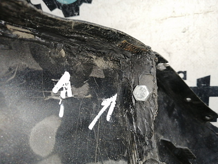 AA045513; Бампер задний; под паркт. (86611-1C310) для Hyundai Getz рест. (2005-2011)/БУ; Оригинал; Р1, Мелкий дефект; 