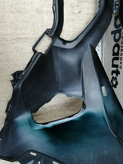 BA000258; Бампер передний; без паркт.; под омыват. (52119-0R280) для Toyota Rav4 50 (2019 -2025)/БУ; Оригинал; Р1, Мелкий дефект; 