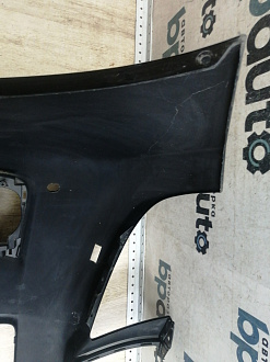 AA046186; Бампер передний; под паркт.; под омыват. (52119-60E01) для Toyota Land Cruiser Prado 150 (2010 — 2013)/БУ; Оригинал; Р1, Мелкий дефект; 