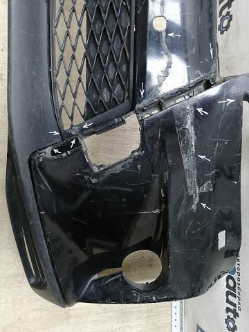 Фотография детали AA045218; Бампер передний, F-SPORT; под паркт.; под омыват. (52119-48760) для Lexus RX III рест. (2012 — 2015)/БУ; Оригинал; Р2, Удовлетворительное; . Фото номер 3