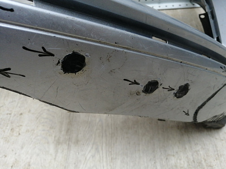 AA045823; Бампер передний; под паркт.; под омыват. (3G0807221) для Volkswagen Passat/БУ; Оригинал; Р2, Удовлетворительное; 