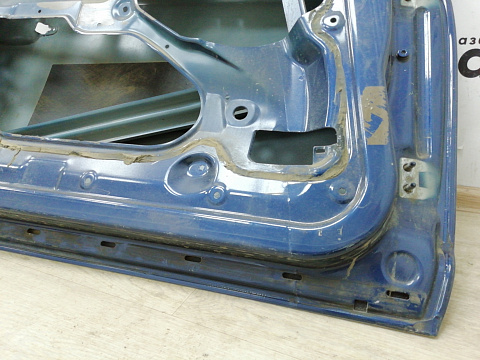 Фотография детали AA003821; Дверь передняя левая (41003451015) для BMW Х3 Е83/БУ; Оригинал; Р0, Хорошее; (A07) Синий перламутр. Фото номер 9