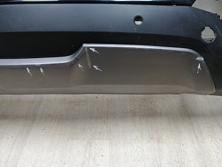 AA045477; Бампер задний; под паркт. (86611-M0000) для Hyundai Creta I (2016-2021)/БУ; Оригинал; Р2, Удовлетворительное; 