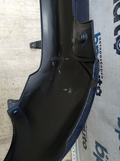 BA000211; Бампер задний; без паркт. (52159-02400) для Toyota Auris I (2007- 2010)/БУ; Оригинал; Р1, Мелкий дефект; 