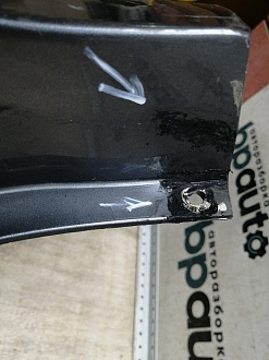 AA044922; Бампер задний; без паркт. (86611-2B700) для Hyundai Santa Fe II рест. (2010-2012)/БУ; Оригинал; Р2, Удовлетворительное; 