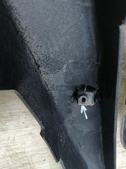 AA045858; Бампер передний; без паркт.; без омыват. (86511-4Y000) для Kia Rio/БУ; Оригинал; Р1, Мелкий дефект; 