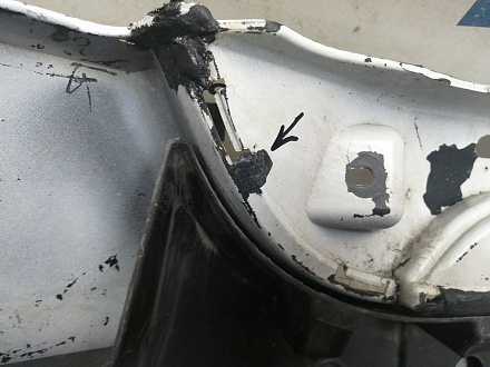 AA045254; Бампер передний; без паркт.; без омыват. ( BB5317C831) для Ford Explorer V (2011-2015)/БУ; Оригинал; Р1, Мелкий дефект; 