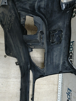 AA045603; Бампер передний; без паркт.; под омыват. (8K0 807 437 AC) для Audi A4 B8/БУ; Оригинал; Р1, Мелкий дефект; 