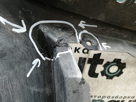 AA030291; Бампер передний; под паркт.; под омыват. (62022-1ME0H) для Infiniti/БУ; Оригинал; Р2, Удовлетворительное; 